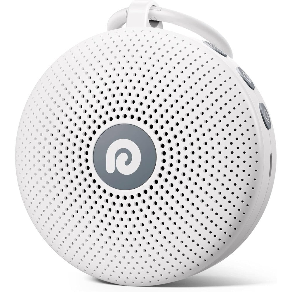 Dreamegg D11 Max portable white noise machine front view in classic white