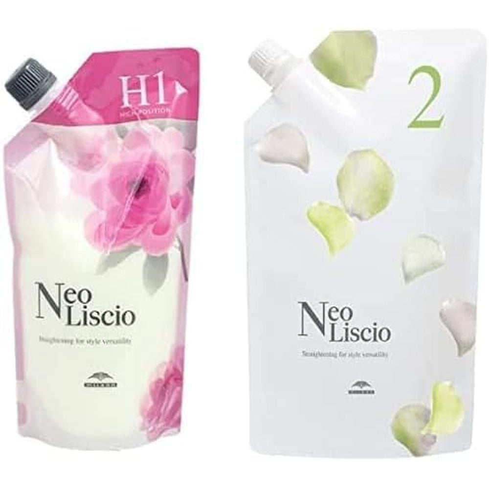 TSTADVANCE Japanese Hair Straightening Neo Liscio set front view professional salon rebonding kit