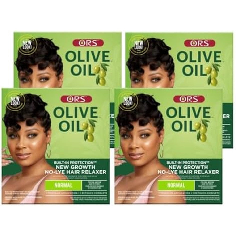 ORS Olive Oil Built In Protection No-Lye Hair Relaxer Normal Strength front view packaging.