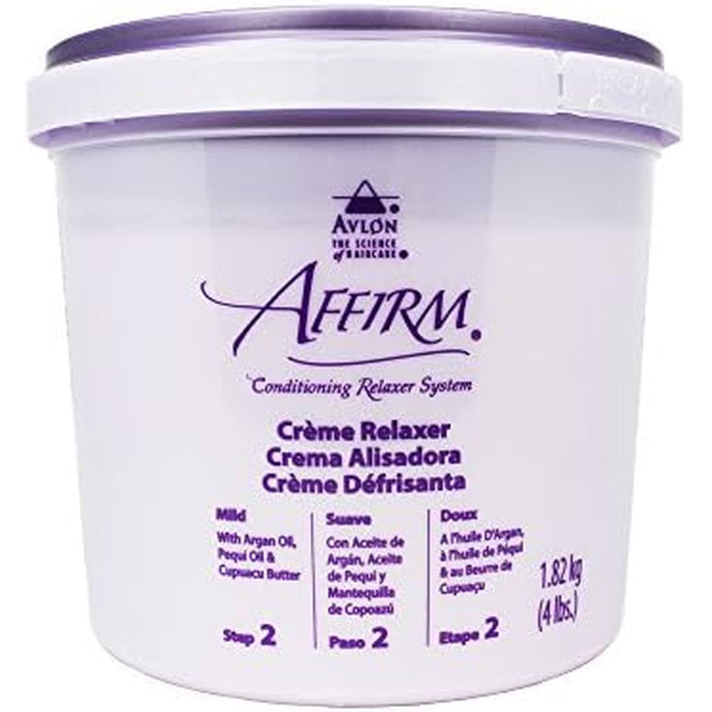 Avlon Affirm Conditioning Creme Relaxer Mild Strength 64 Ounce Professional Hair Smoothing Treatment - Image 1