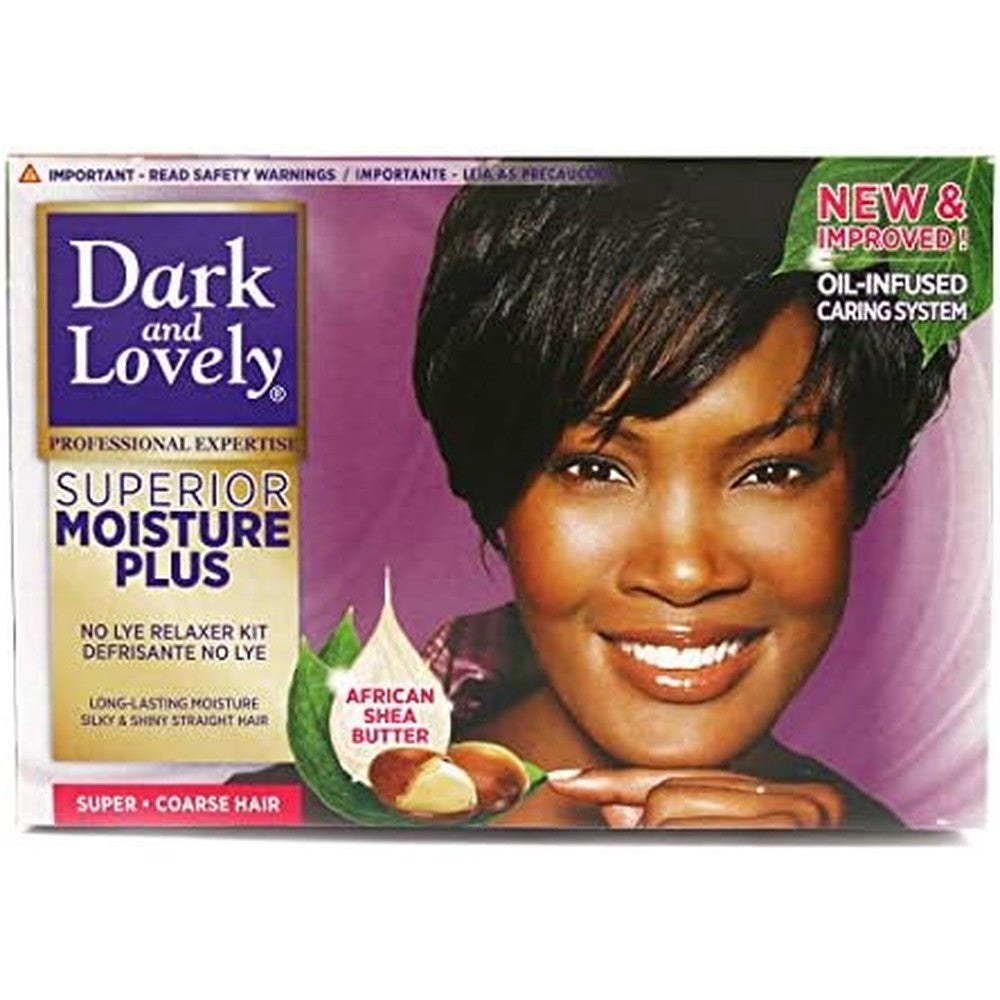 Dark and Lovely Healthy Gloss 5 Super Strength Relaxer Kit front view
