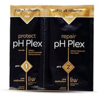 LIW pH Plex Relaxer Steps 1 and 2 front view packaging for home bond repair