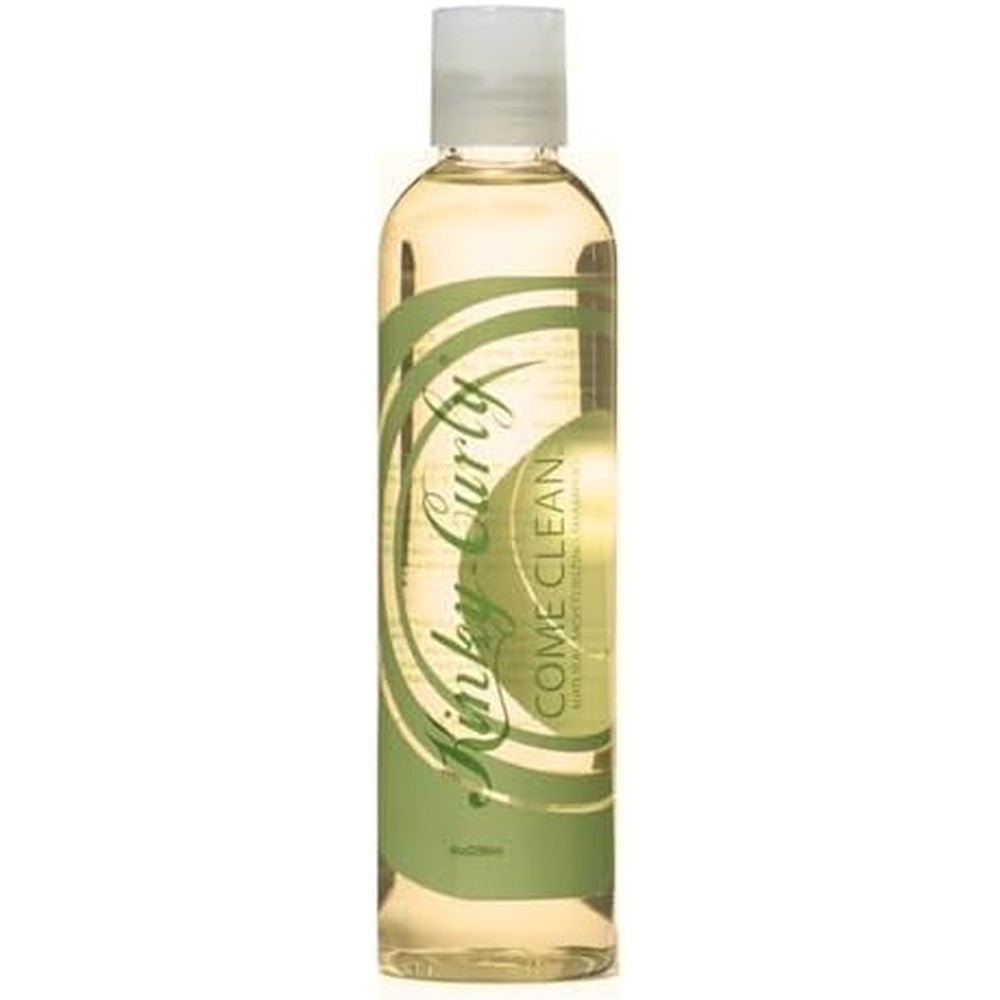 Kinky Curly Come Clean Natural Moisturizing Shampoo 8 ounce bottle front view