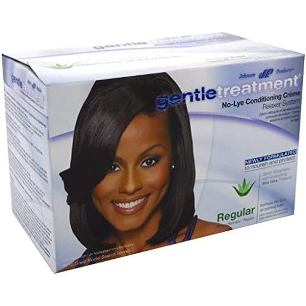 Johnson Gentle Treatment No-Lye Conditioning Creme Relaxer Kit Regular front view