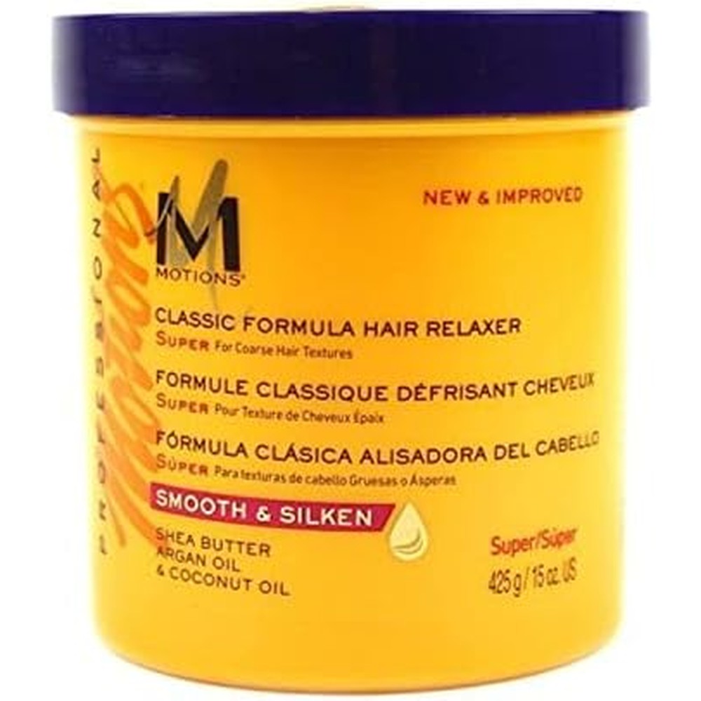 Motions Classic Lye Relaxer Super Formula 15 Ounce jar front view