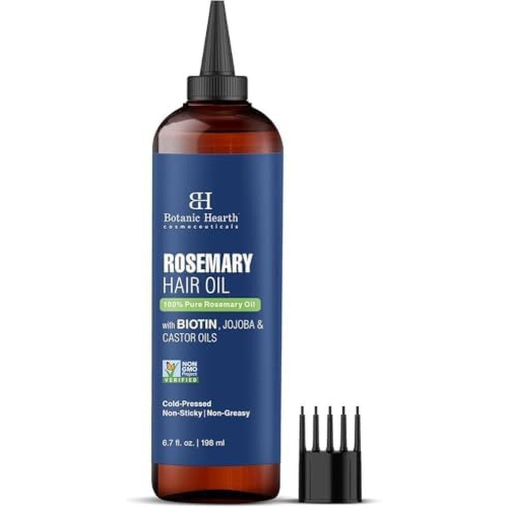 Botanic Hearth Hair Oil for Hair Growth bottle with rosemary and biotin