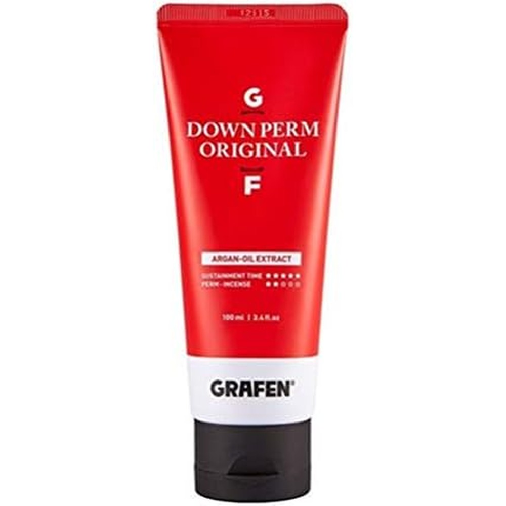 Grafen Original Down Perm 100ml tube front view for men's hair grooming.