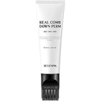 Sevenpm Real Comb Down Perm kit front packaging showing the built-in brush attachment