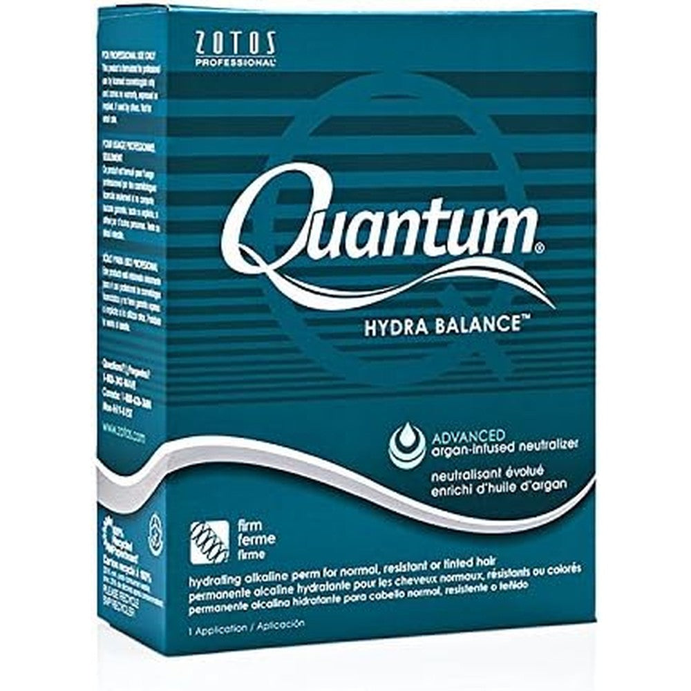 Zotos Quantum Hydra Balance Perm front view of professional alkaline waving system packaging.