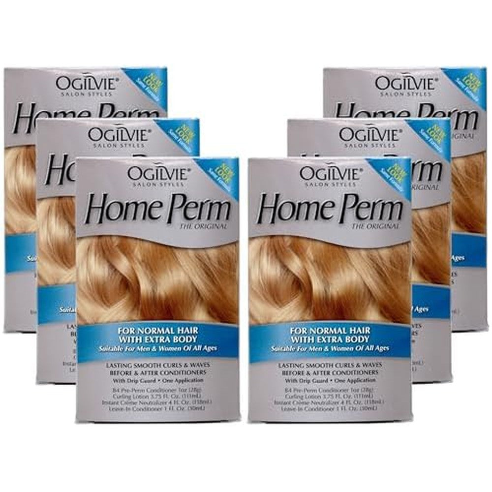 Ogilvie Salon Styles Home Perm Original box front view for authentic USA hair care product