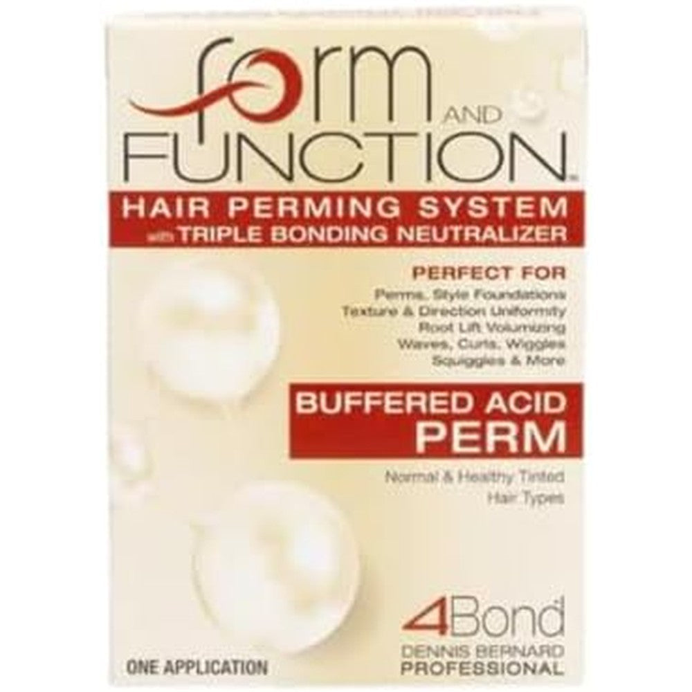 Dennis Bernard Professional Form And Function Hair Perming System box front view with Triple Bonding Neutralizer logo