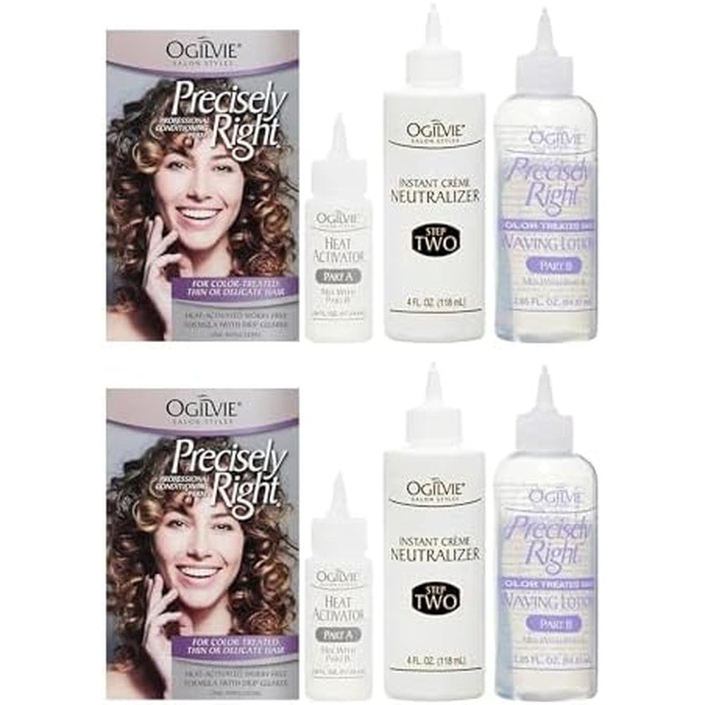 Ogilvie Salon Styles Precisely Right Professional Conditioning Perm Kit front view packaging