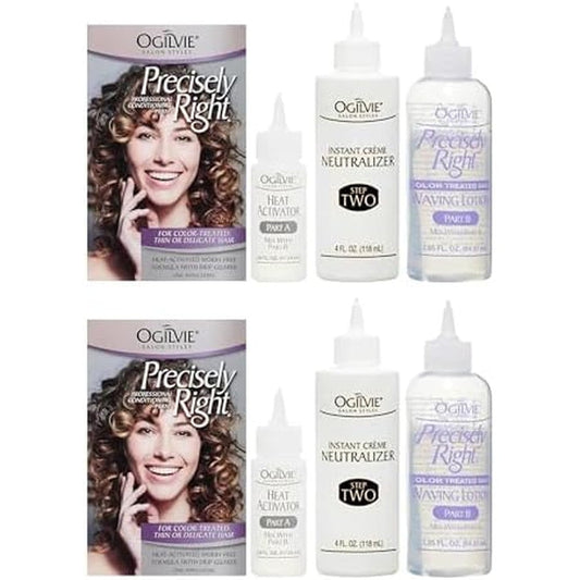 Ogilvie Salon Styles Precisely Right Professional Conditioning Perm Kit front view packaging