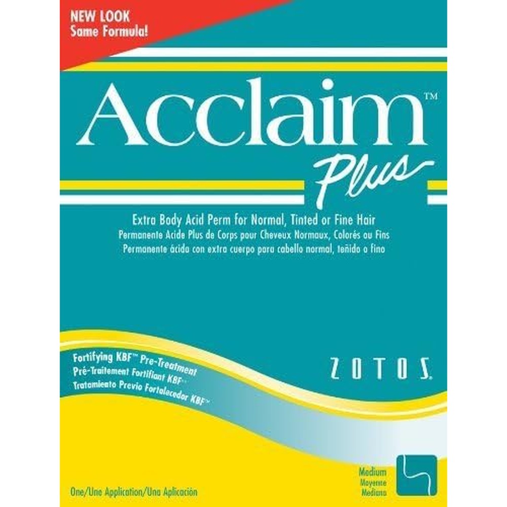 Zotos Acclaim Plus Extra Body Acid Perm professional kit front view