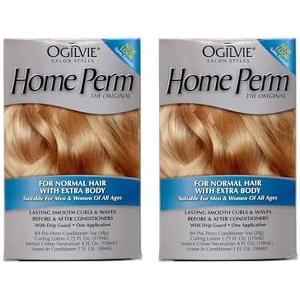 Ogilvie Home Perm Original Normal Hair front packaging view showcasing salon style results