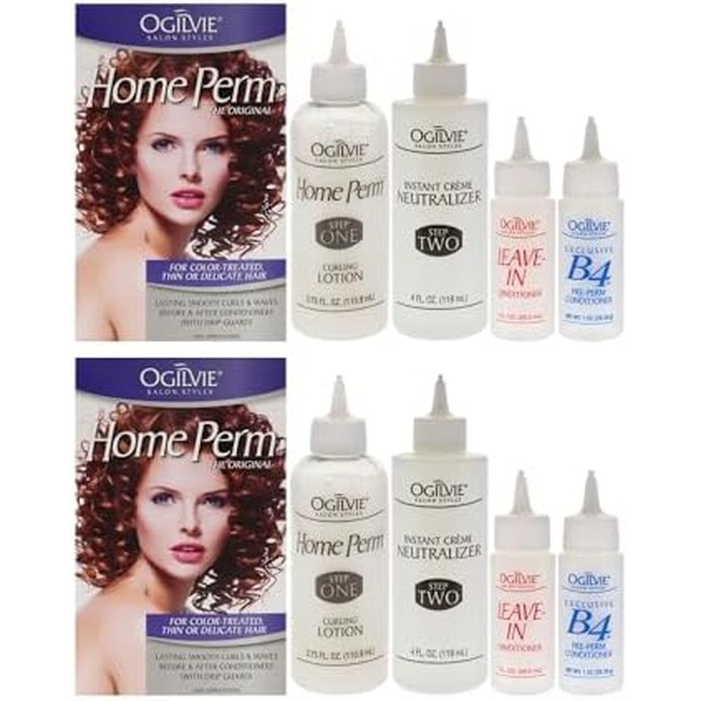 Ogilvie Salon Styles Home Perm Original front view of packaging for color treated hair