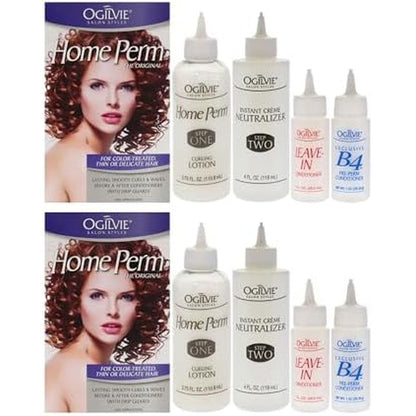 Ogilvie Salon Styles Home Perm Original front view of packaging for color treated hair