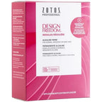 Zotos Design Freedom Regular Alkaline Perm kit packaging front view showing professional waving lotion and neutralizer.