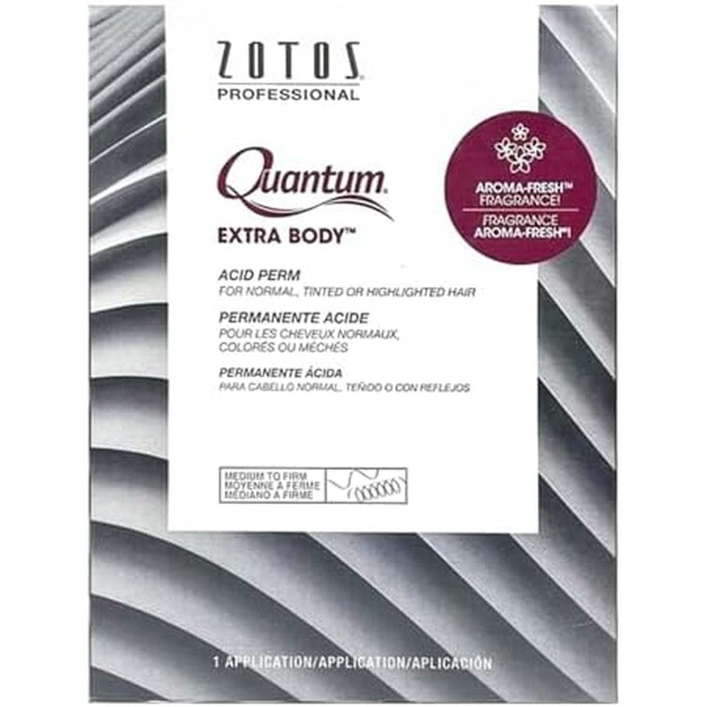 Zotos Quantum Extra Body Acid Permanent Unisex Treatment front view packaging box