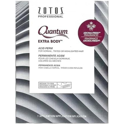 Zotos Quantum Extra Body Acid Permanent Unisex Treatment front view packaging box