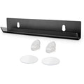 Xtension Styler Stainless Steel Hair Extension Holder front view mounted on a salon mirror.