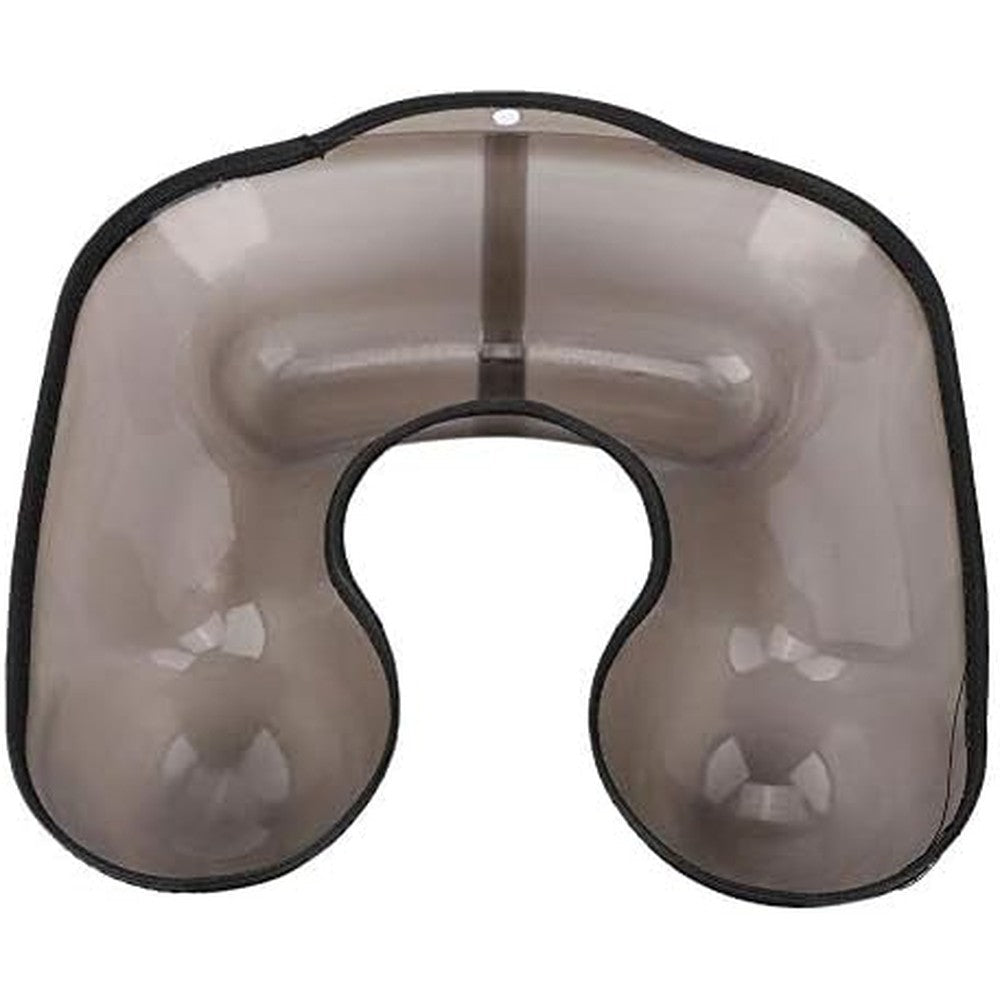 Sonew hair perming neck tray front view showing the ergonomic shoulder support curve.