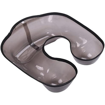 Treadwell salon hairdressing neck tray front view for shoulder protection