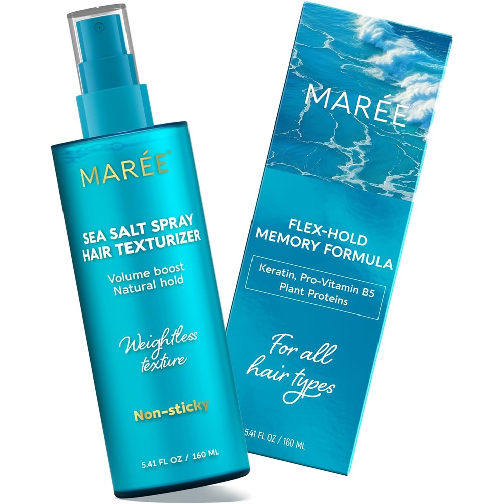 Maree Hair Texturer Spray bottle front view for volume