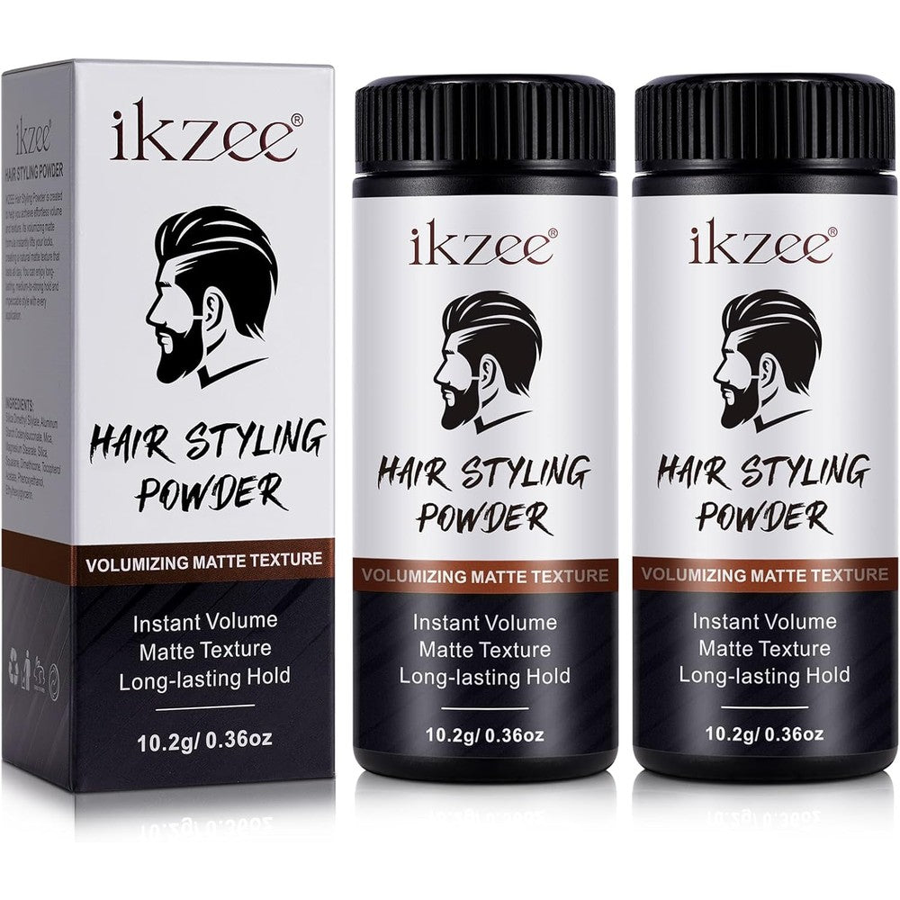 Ikzee generic hair styling powder front view packaging box