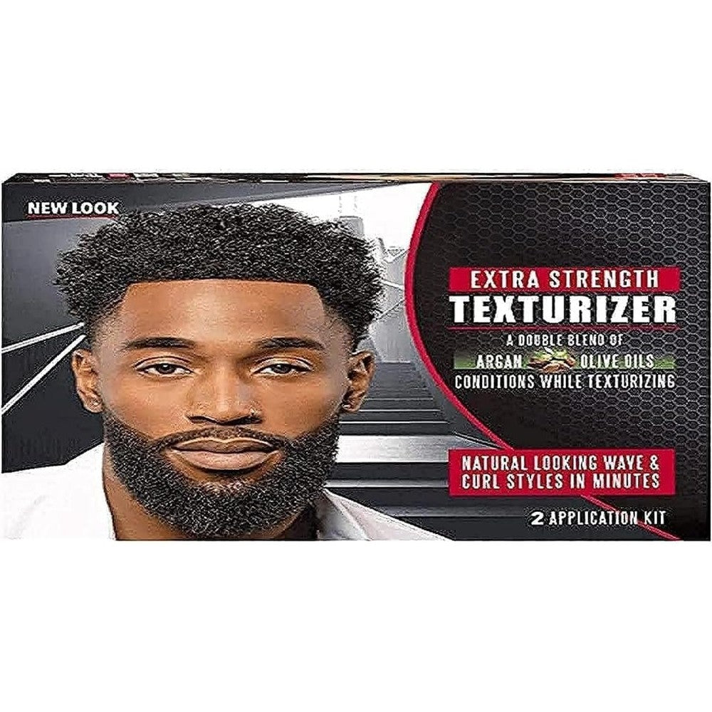 Luster's S-Curl Extra Strength Texturizer Kit box front view for natural curls