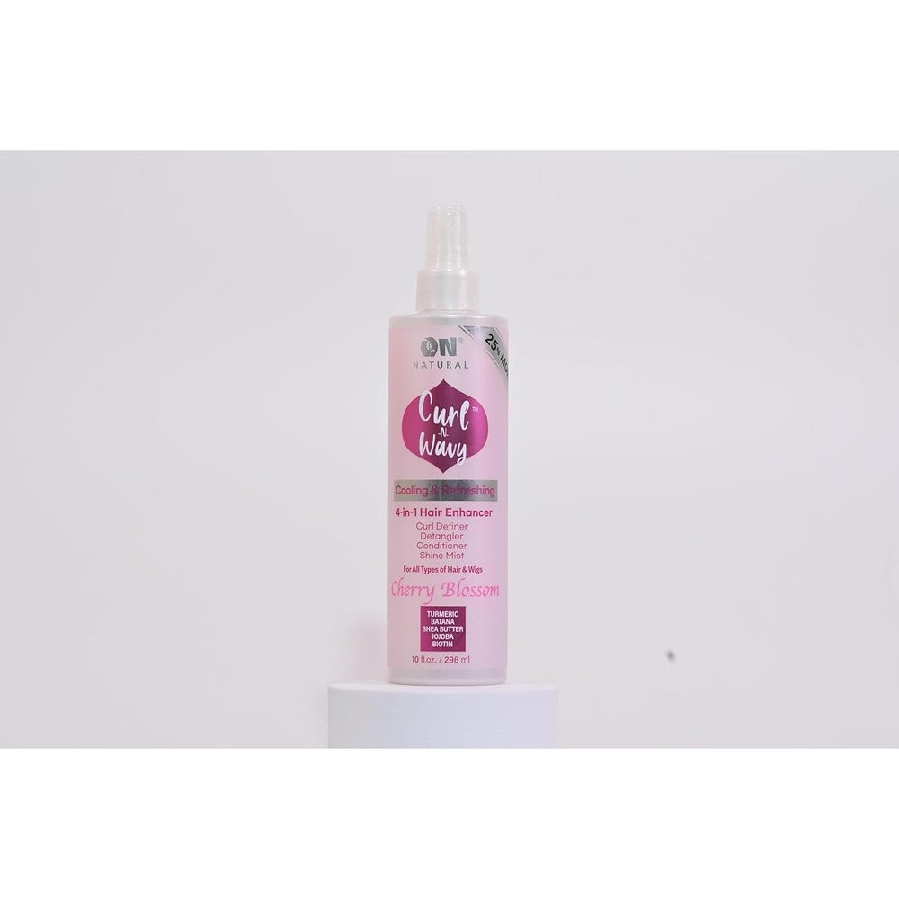 On Natural Curl N Wavy 4-in-1 Hair Enhancer cherry blossom front view