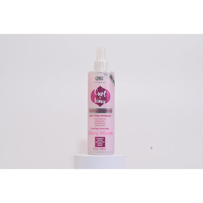 On Natural Curl N Wavy 4-in-1 Hair Enhancer cherry blossom front view