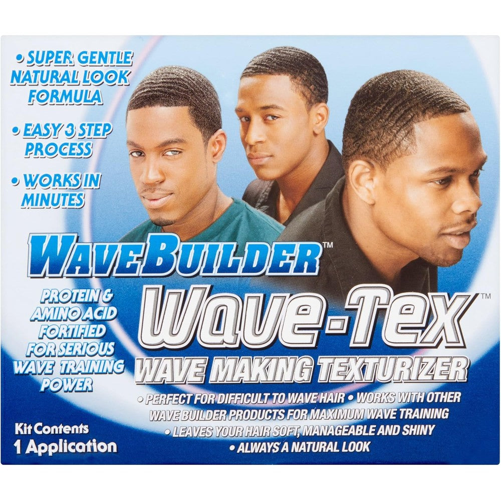 Wavebuilder Wave Tex Wave Making Texturizer Kit front packaging for professional wave training