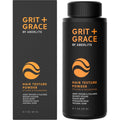 Aberlite Grit And Grace Hair Texture Powder front view bottle for premium hair volumizing.