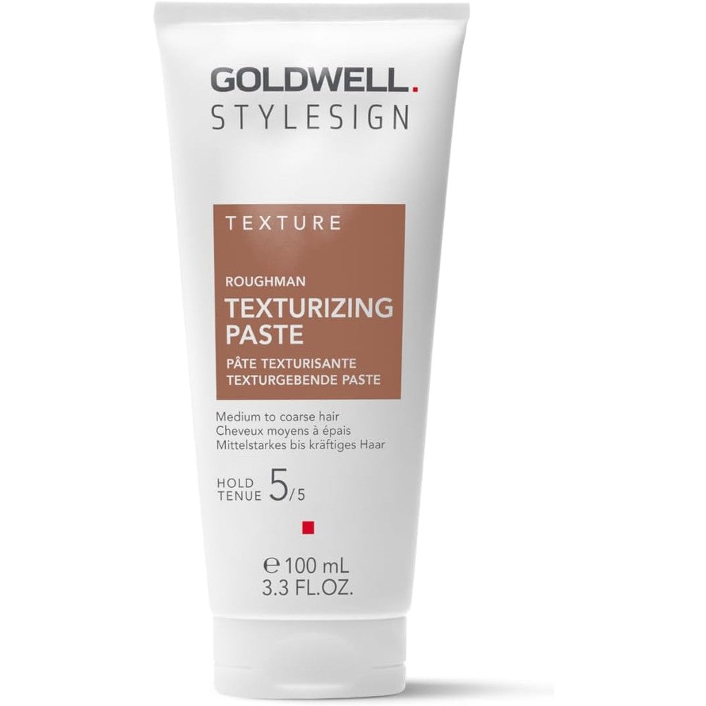 Goldwell StyleSign Roughman Texturizing Paste 100ml front view bottle for matte hair styling