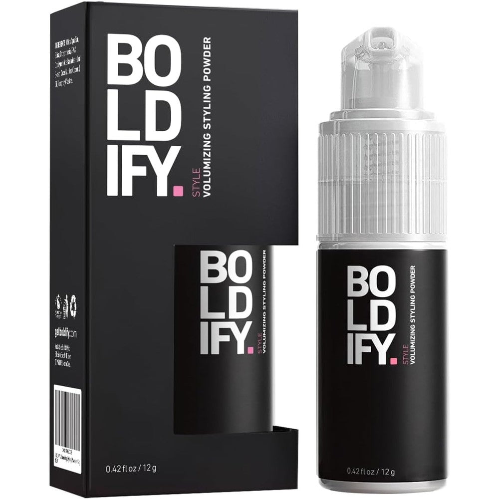 Boldify hair texture powder and volumizer bottle front view