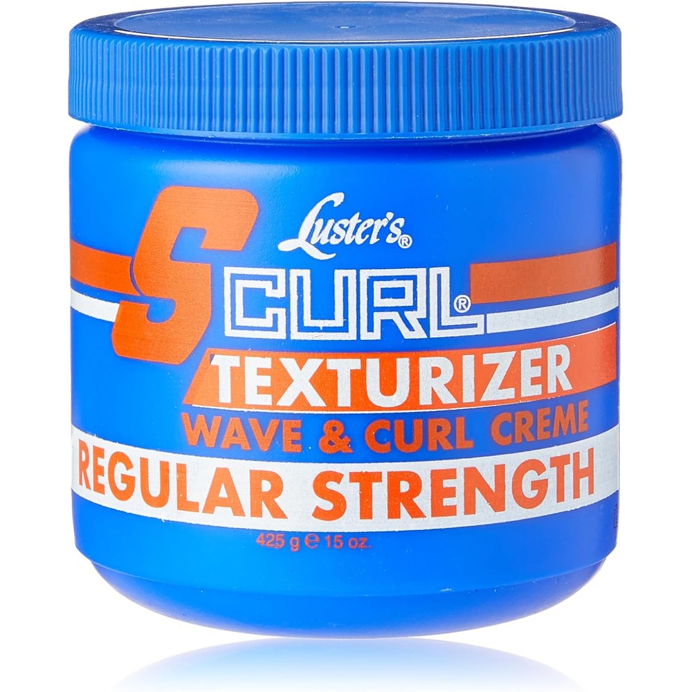 Luster S Curl Texturizer Regular Strength front view styling cream jar
