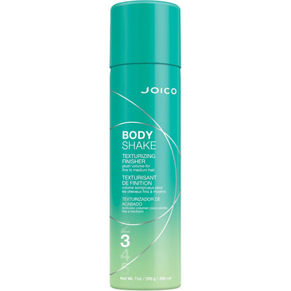Joico Body Shake Texturizing Finisher front view premium volumizing aerosol can