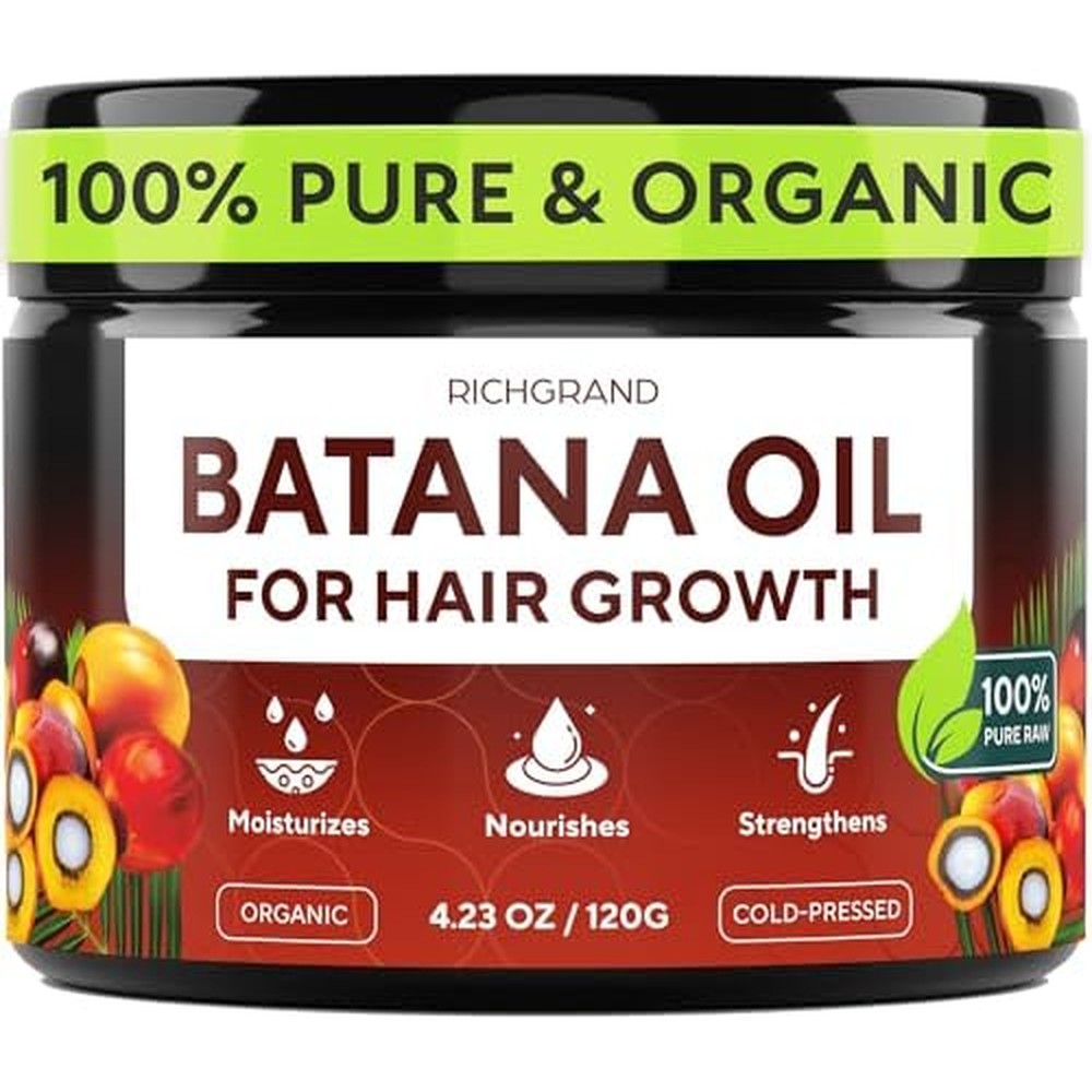 RICHGRAND Batana Oil for hair growth front view container jar