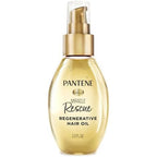 Pantene Miracle Rescue Regenerative Hair Oil front packaging view for deep hair repair
