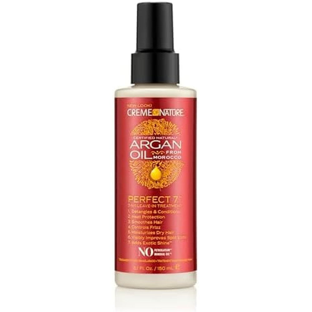 Creme of Nature Perfect 7 Leave In Treatment front view of the 5.1 fluid ounce bottle