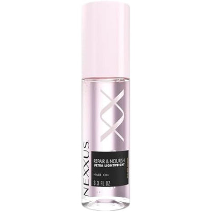 Nexxus Repair and Nourish Ultra Lightweight Hair Oil front view bottle