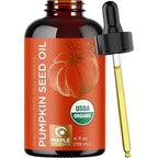 Maple Holistics Organic Pumpkin Seed Oil 4oz bottle best hair oil for hair growth