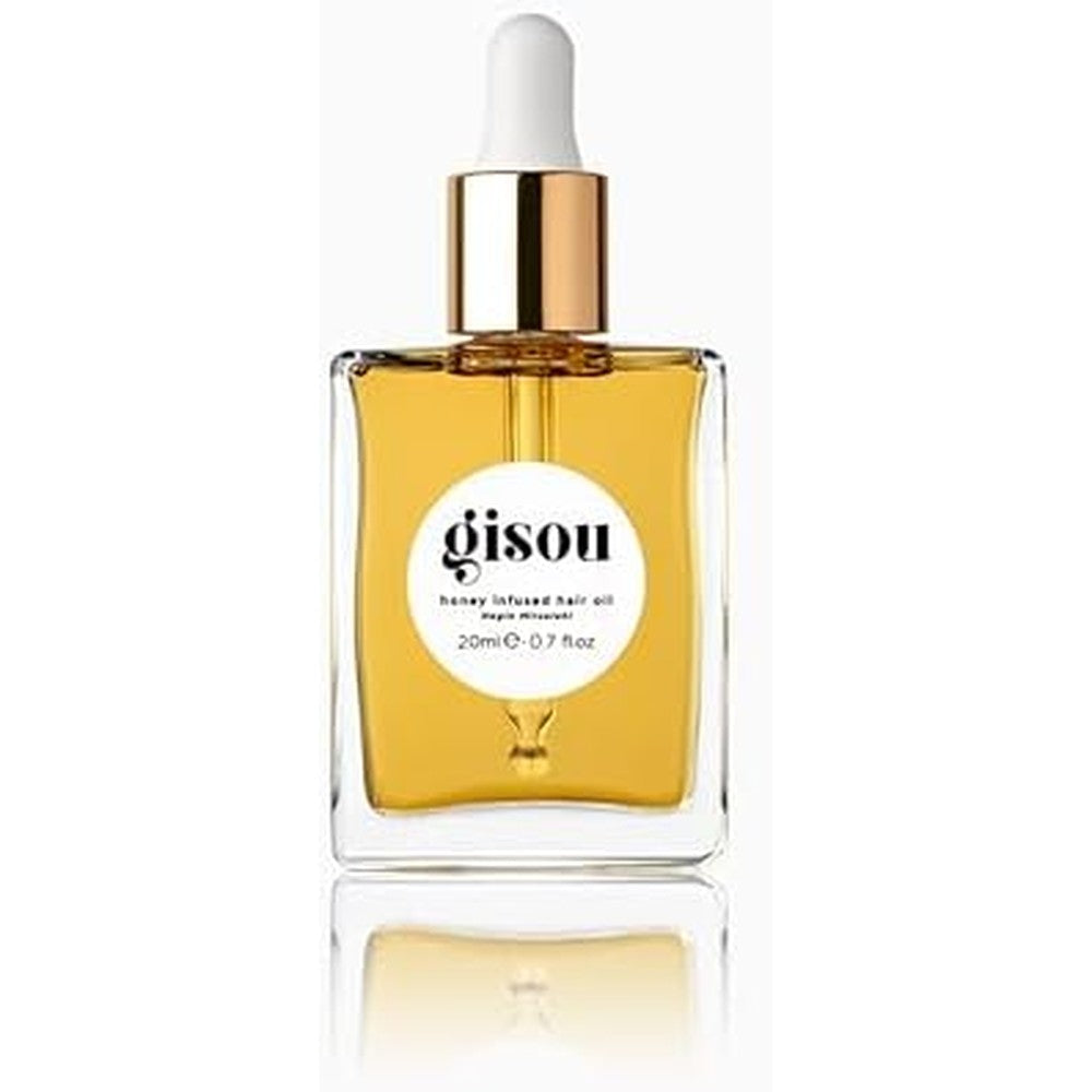 Gisou Honey Infused Hair Oil Mini 0.7 Fl Oz bottle for frizz control and shine