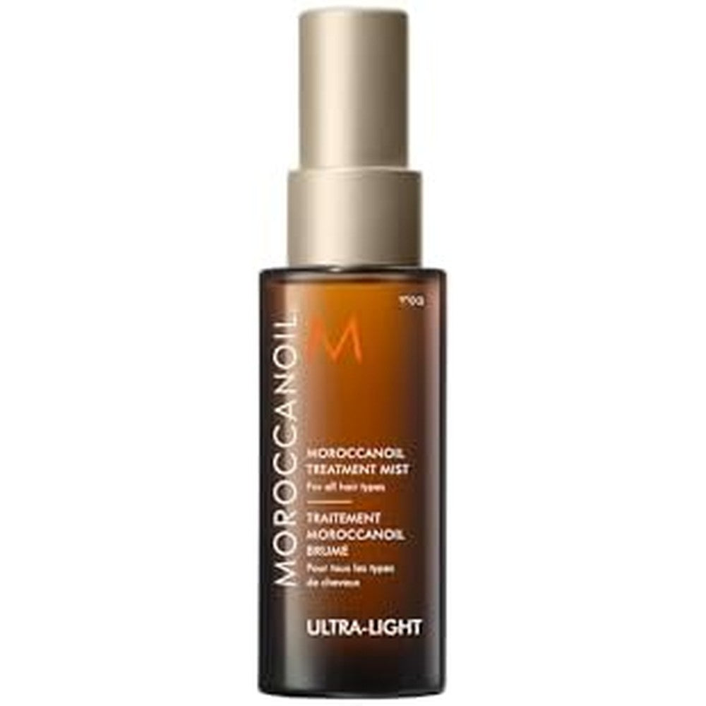 Moroccanoil Treatment Hair Oil Mist front view bottle on a clean background.