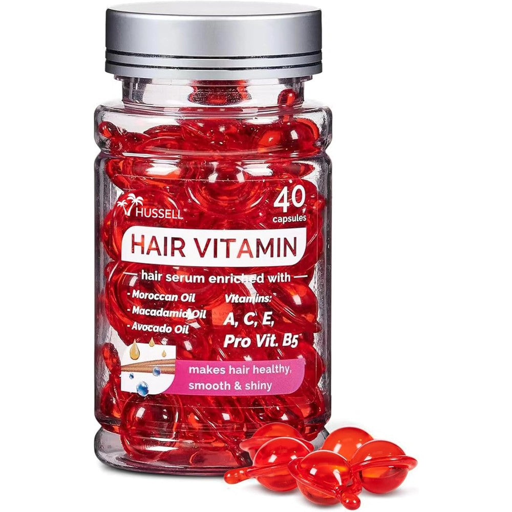 Bali Secret Hair Vitamin Oil Capsules No Rinse Hair Care Serum With Argan Macadamia And Avocado Oils For Men And Women 40 Capsules