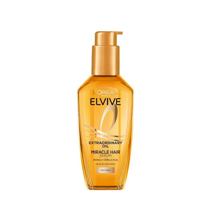 L'Oreal Paris Elvive Extraordinary Oil Hair Serum front view bottle