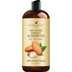Handcraft Blends Sweet Almond Oil 16 fluid ounce bottle front view for premium skin care.