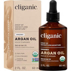 Cliganic organic argan oil 100 percent pure for hair growth and face care