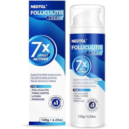 Nedtol Folliculitis Treatment Cream front view packaging